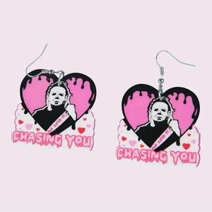 Michael Myers Halloween Acrylic Dangle Earrings​​